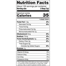 Nutrition Facts label for seasoned croutons, serving size 2 tbsp (7 g)