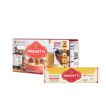 Spaghetti pantry pack box with spaghetti pasta bag