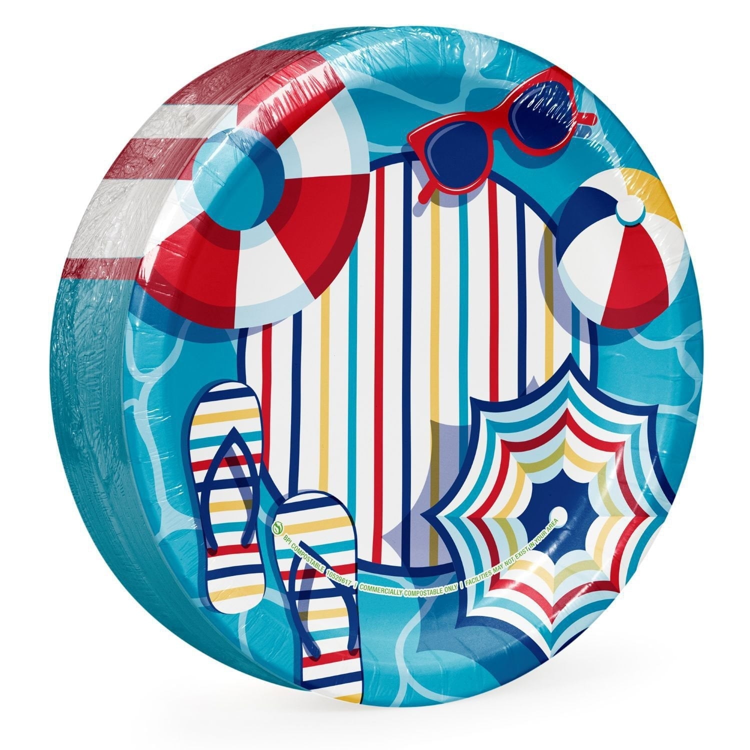 Member's Mark Summer Paper Plates, 10", 85 ct.