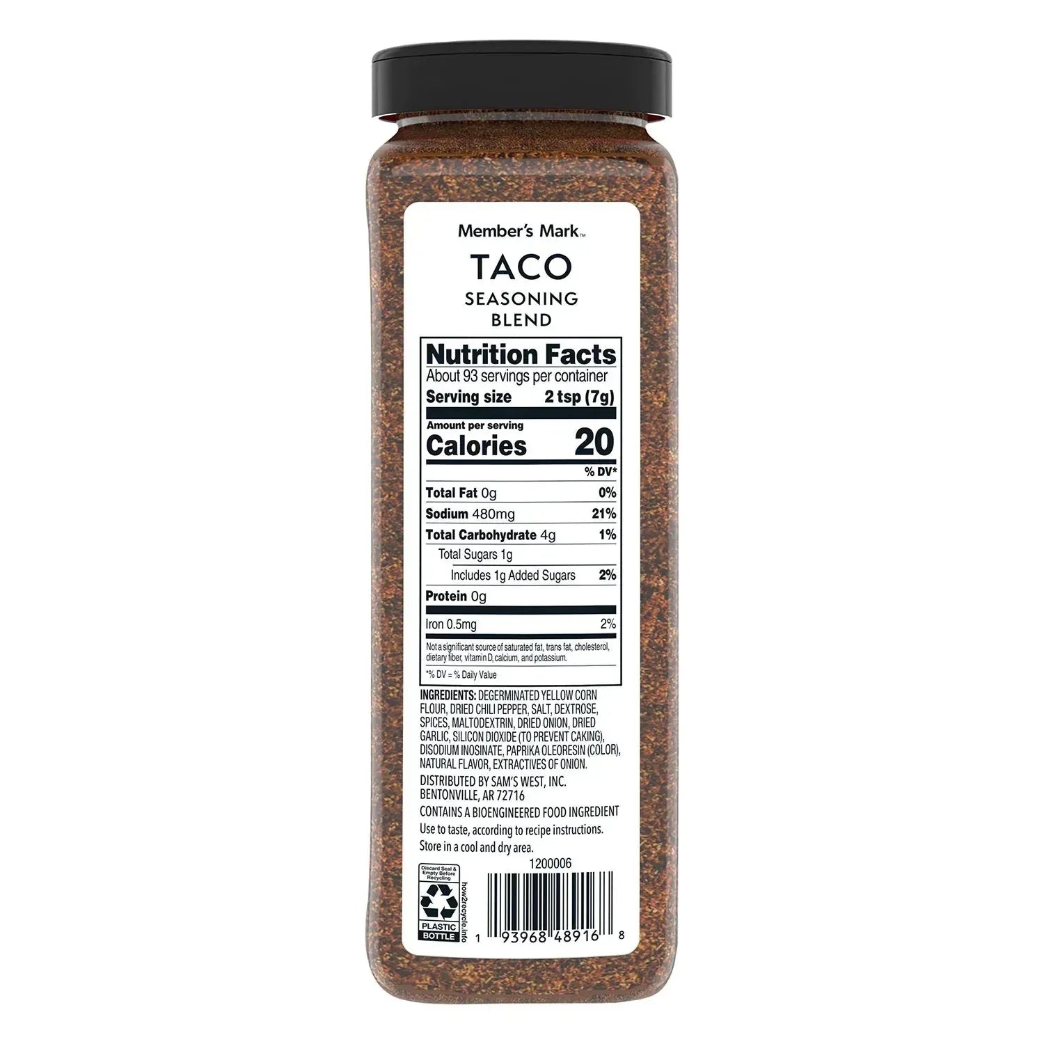 Memberâ€™s Mark Taco Seasoning, 23 oz. - USA MEGA SHOP