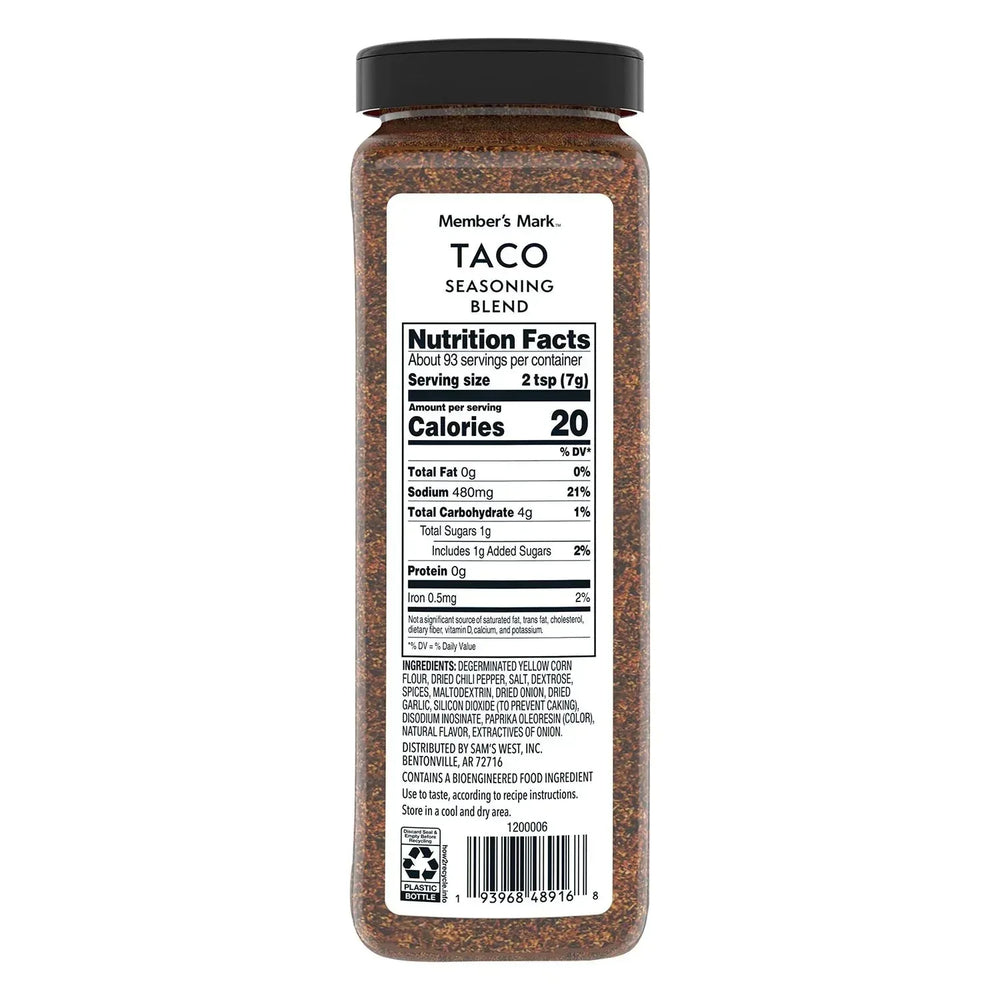 Memberâ€™s Mark Taco Seasoning, 23 oz. - USA MEGA SHOP