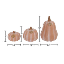 Member's Mark Terra Cotta Pumpkins, Set of 3