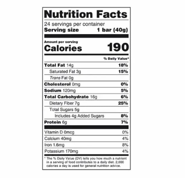 Member's Mark The Better Nut Bar, Dark Chocolate and Sea Salt, 24 ct.