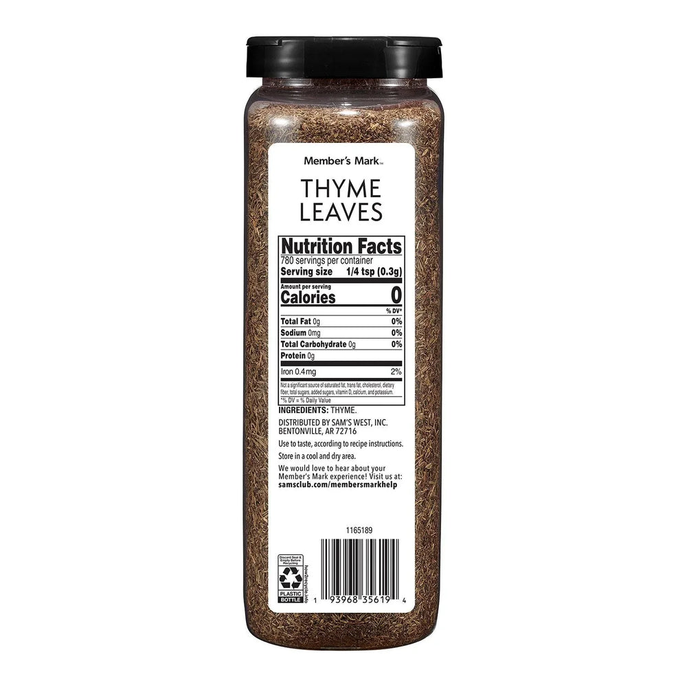 Member's Mark Thyme Leaves, 8.25 oz. - USA MEGA SHOP