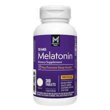 Melatonin 10 mg timed-release dietary supplement bottle, 300 tablets