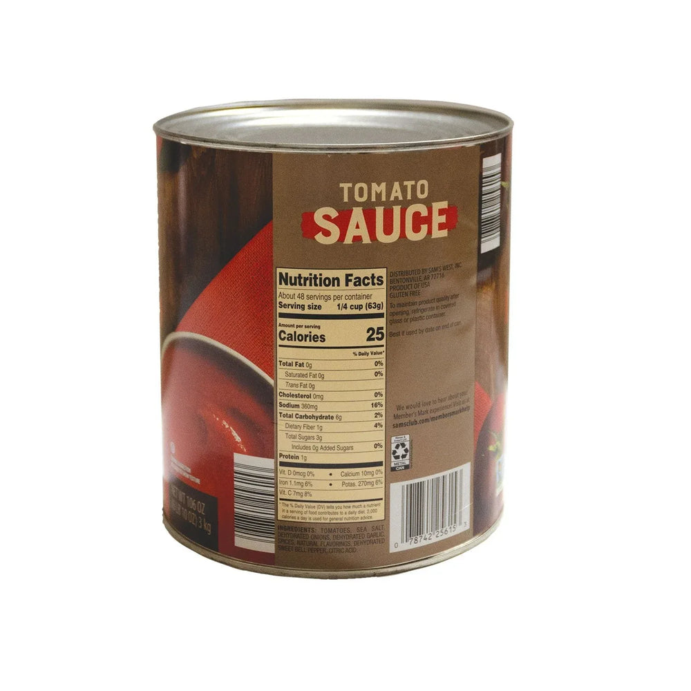 Member's Mark Tomato Sauce 106 oz. - USA MEGA SHOP