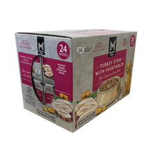 24-box pack of Members Mark turkey stew with vegetables wet dog food cartons
