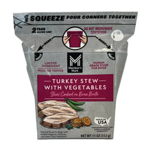Members Mark turkey stew with vegetables wet dog food pouch label with limited ingredient