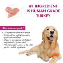 Members Mark turkey stew with vegetables wet dog food card showing #1 ingredient turkey