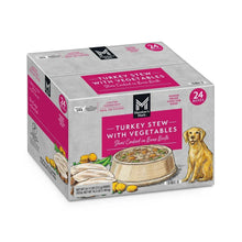 24-box pack of Members Mark turkey stew with vegetables wet dog food cartons