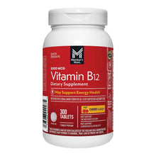 Vitamin B12 quick-dissolve tablets bottle, 5000 mcg, cherry flavor, 300 ct.