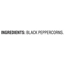 Ingredients panel listing black peppercorns
