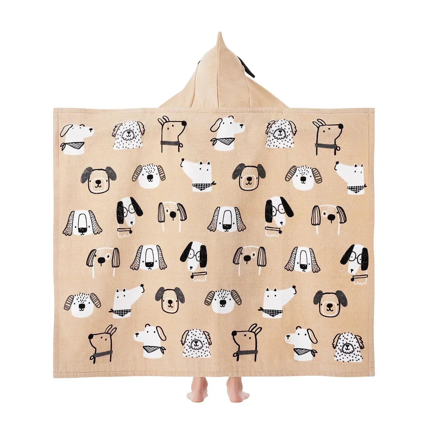 Member's Mark 100% Cotton Kids' Hooded Towel With Hand Pockets
