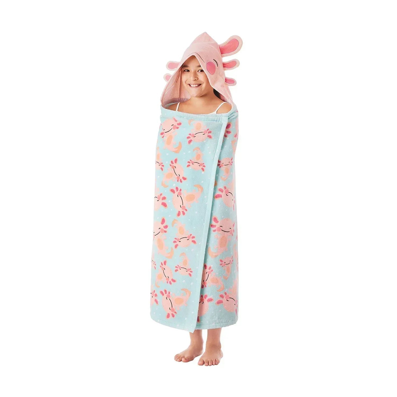Member's Mark 100% Cotton Kids' Hooded Towel With Hand Pockets