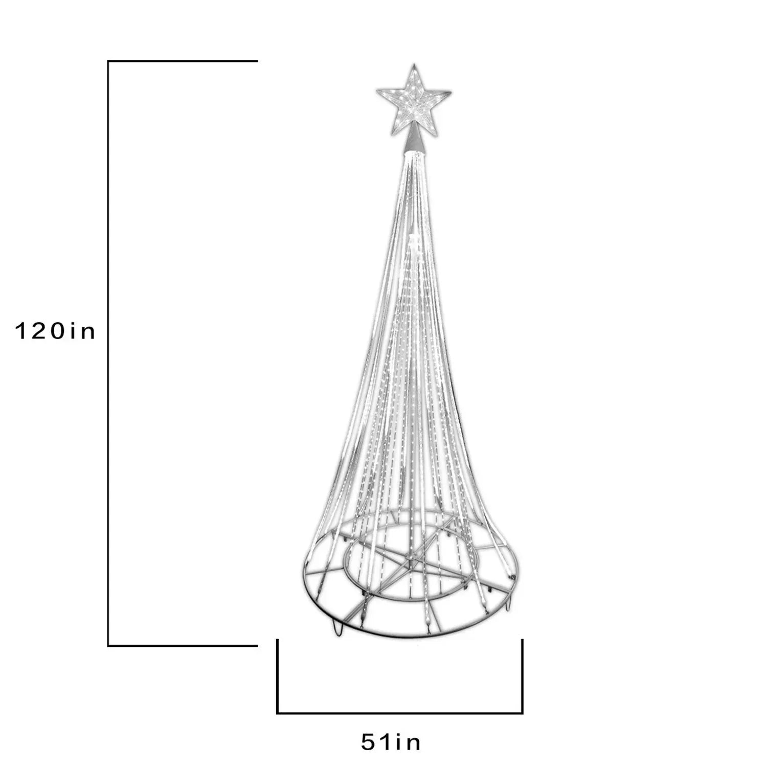 Member's Mark 10' Pre-Lit Shooting Star Tree