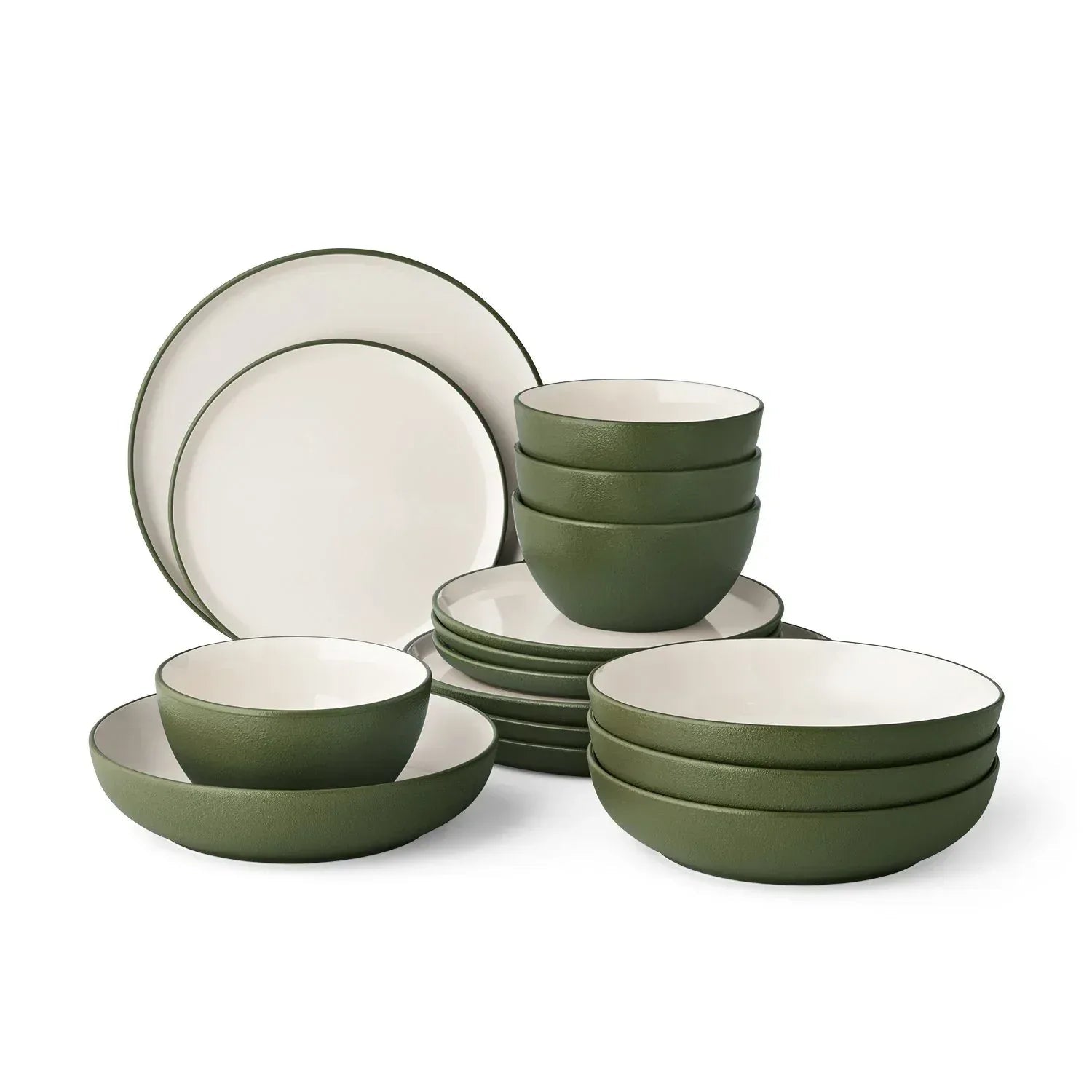 Member's Mark 16-Piece Textured Stoneware Dinnerware Set