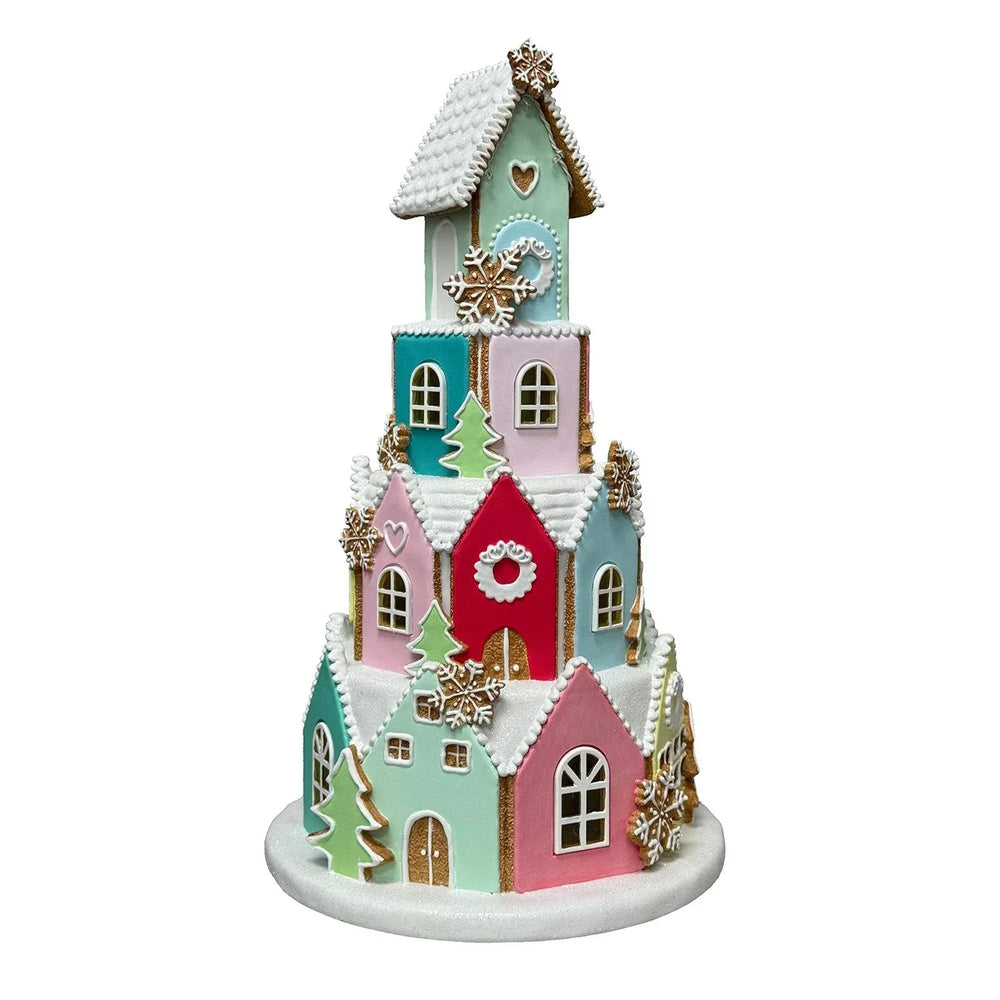 Member's Mark 16" Pre-Lit Gingerbread Village - USA MEGA SHOP