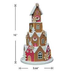 Member's Mark 16" Pre-Lit Gingerbread Village - USA MEGA SHOP