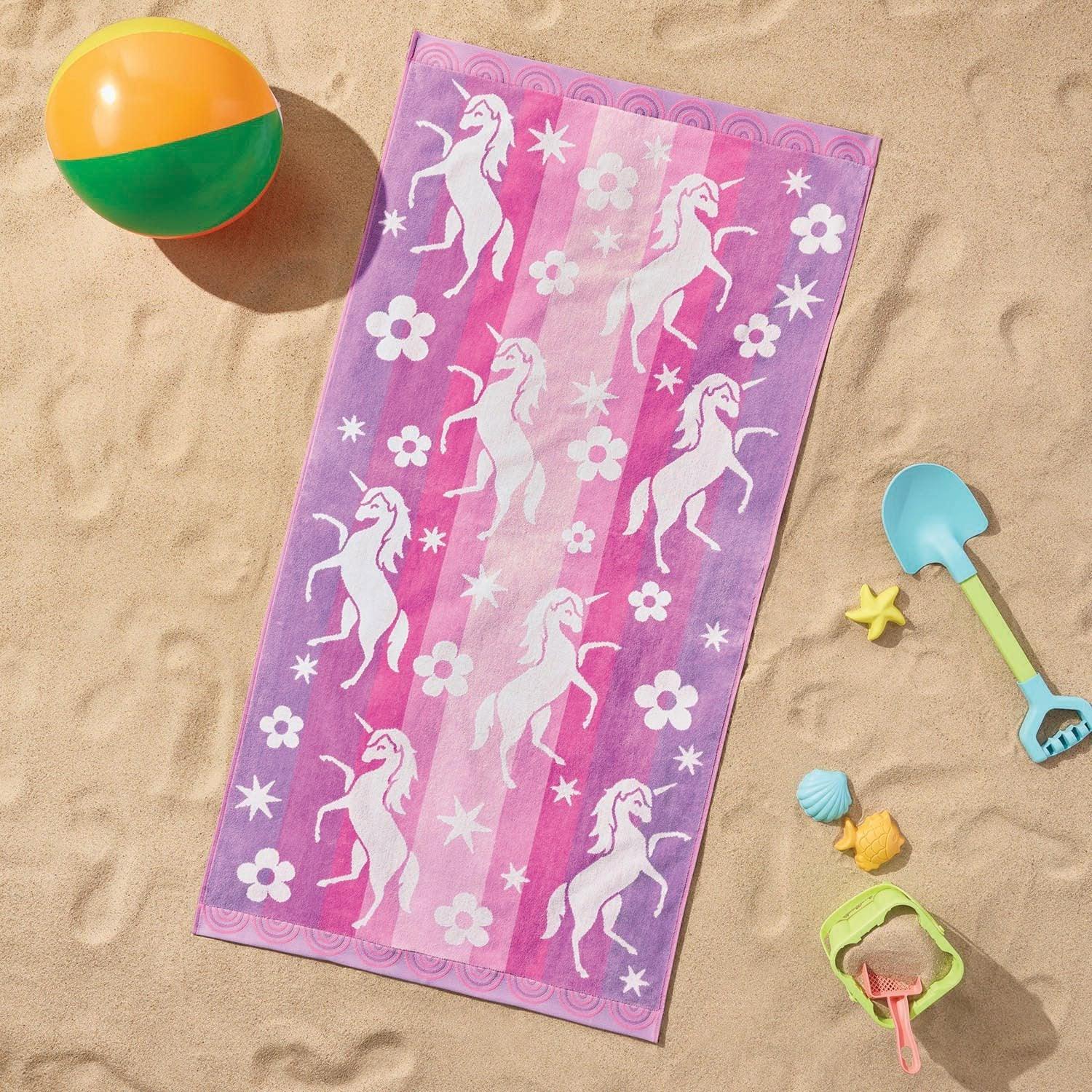 Member's Mark 2-Pack Kids Beach Towel, 30" x 60" - USA MEGA SHOP