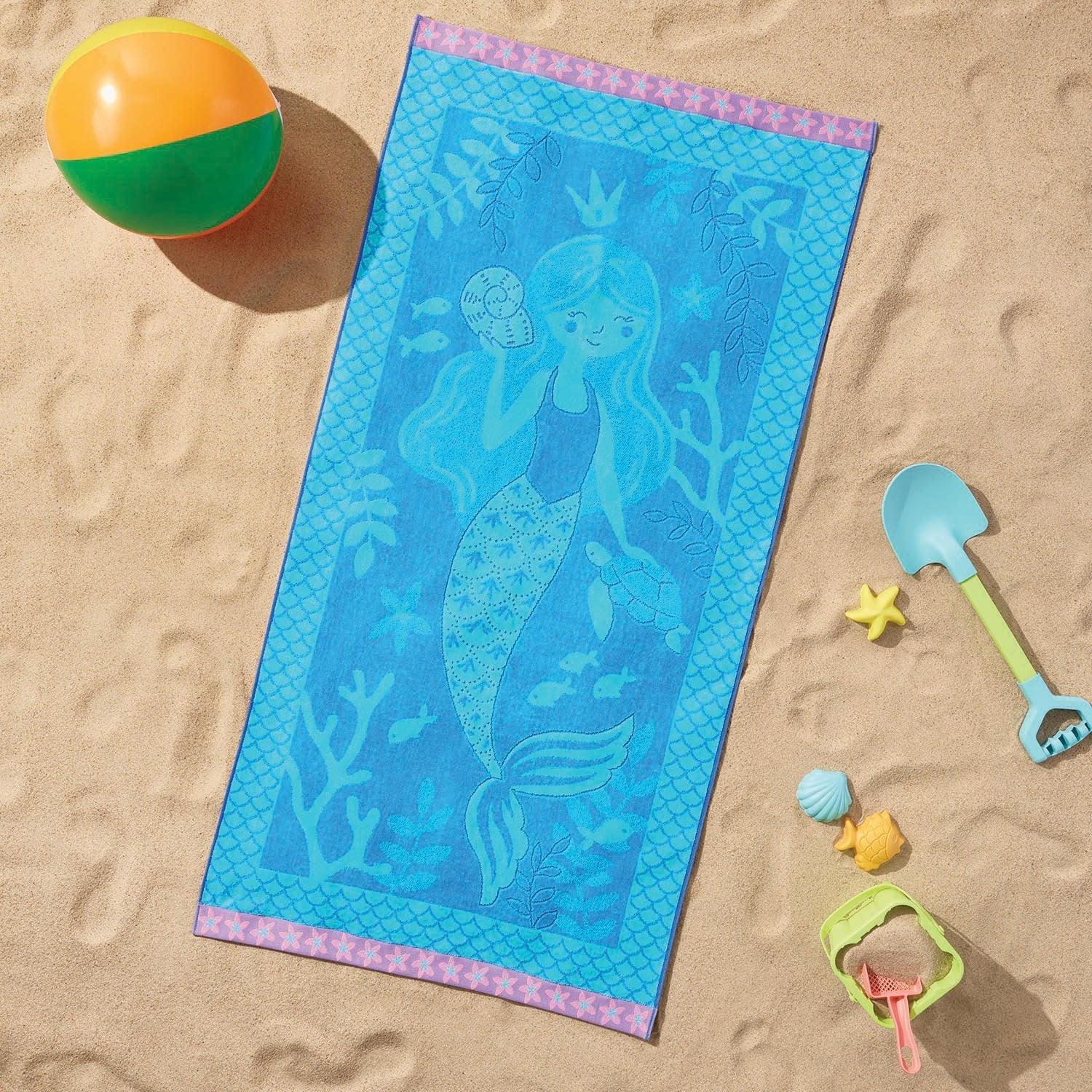 Member's Mark 2-Pack Kids Beach Towel, 30" x 60" - USA MEGA SHOP