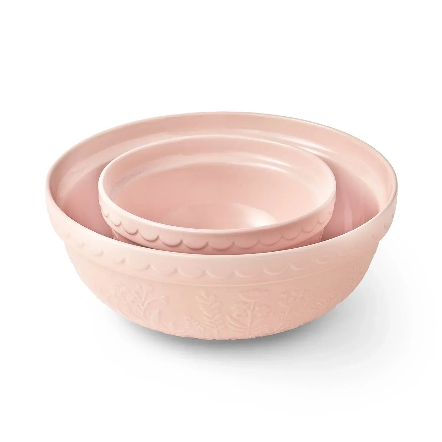 Member's Mark 2-Piece Floral Ceramic Prep and Serve Bowls