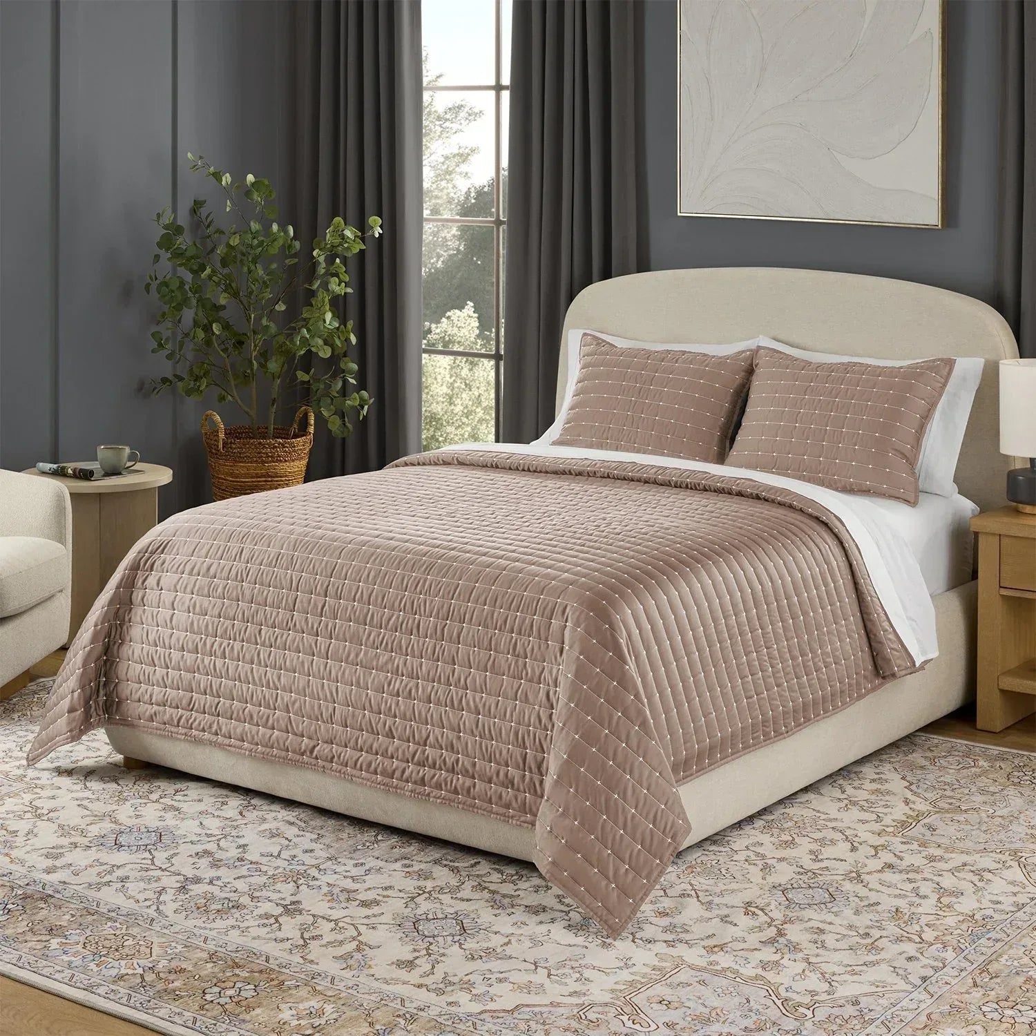Member’s Mark 3-Piece Cotton-Tencel™ Sateen Quilt Set, Assorted Sizes
