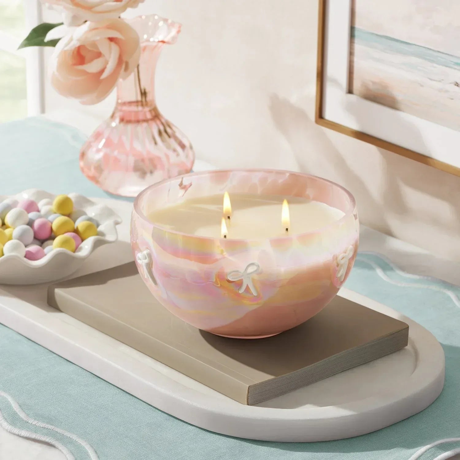 Member's Mark 3-Wick Novelty Icon Glass Candle, 20 oz.