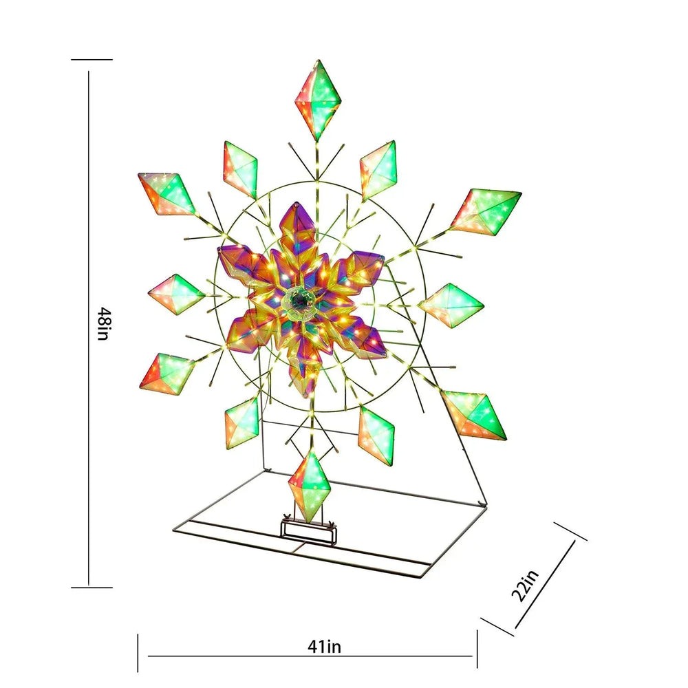 Member's Mark 48" Pre-Lit Color-Changing Snowflake - USA MEGA SHOP