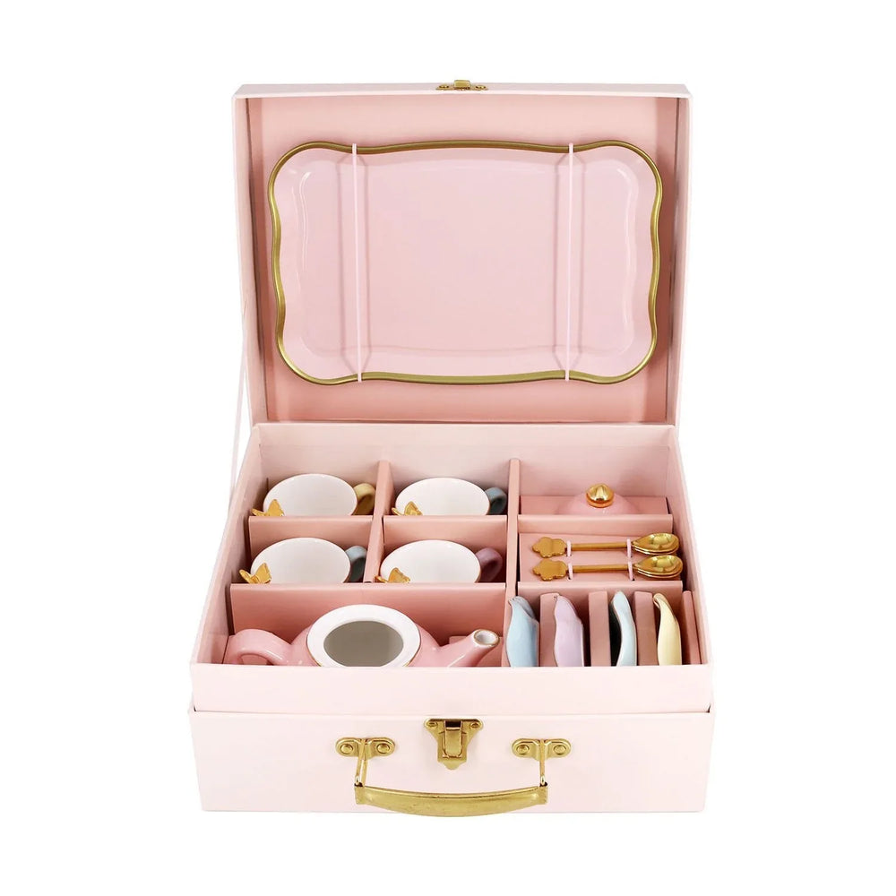 Member's Mark Butterfly Porcelain Tea Set, 15 pc. - USA MEGA SHOP