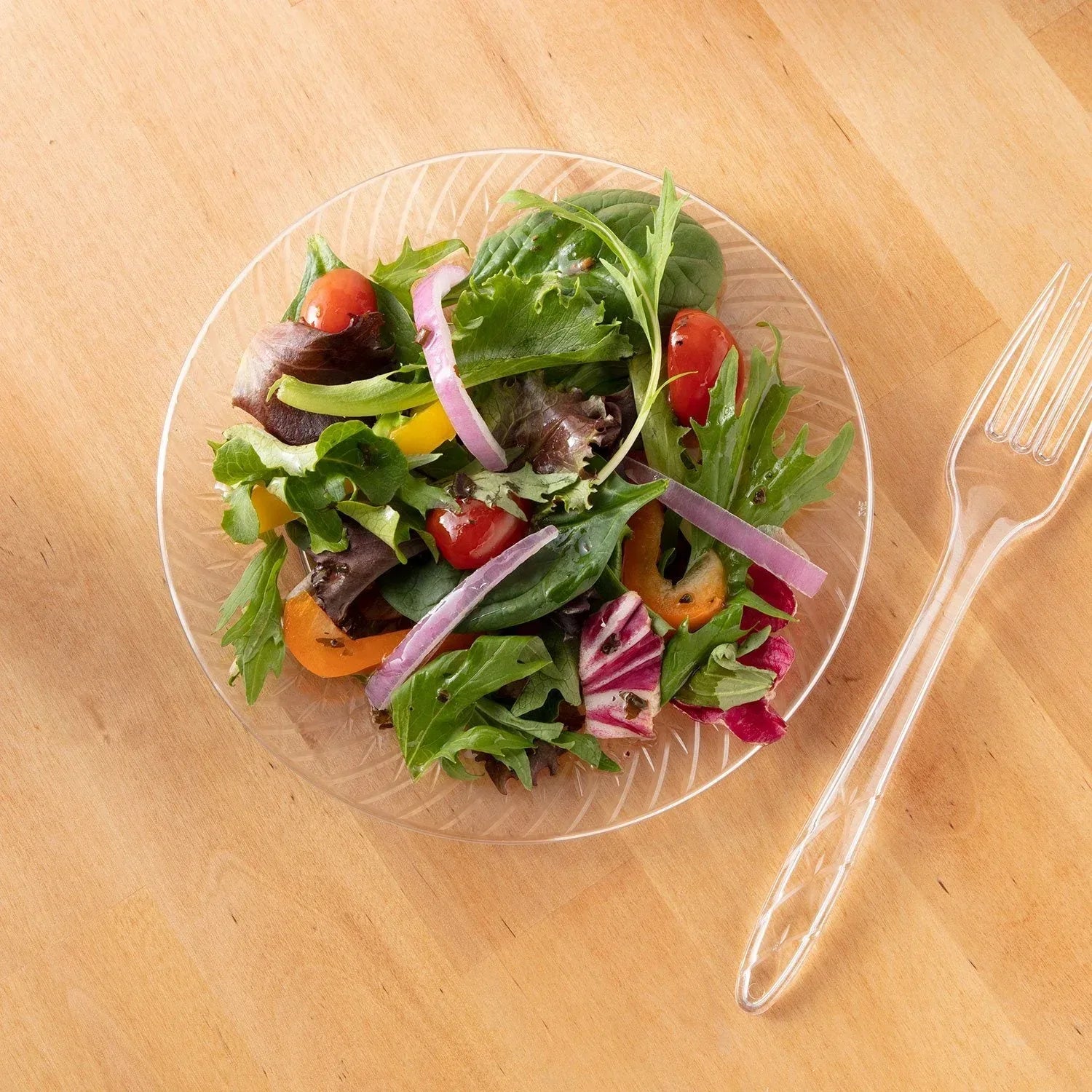 Member's Mark Clear Plastic Plates, 6.25" 90 ct. - USA MEGA SHOP