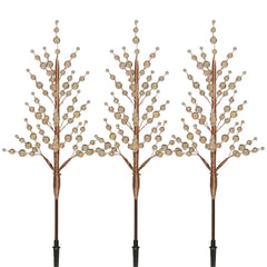 Member's Mark Crystal Bead Pathway Lights, Set of 3 - USA MEGA SHOP