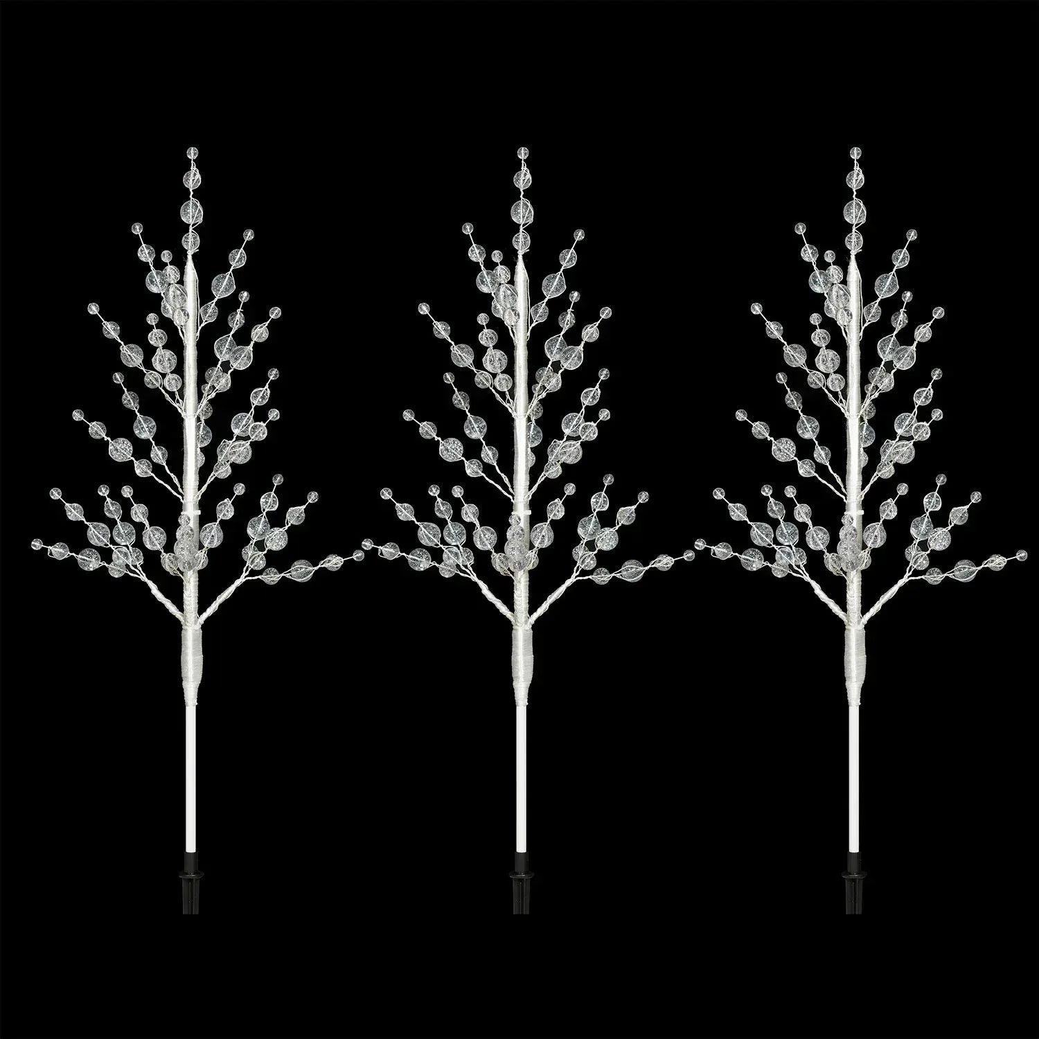 Member's Mark Crystal Bead Pathway Lights, Set of 3