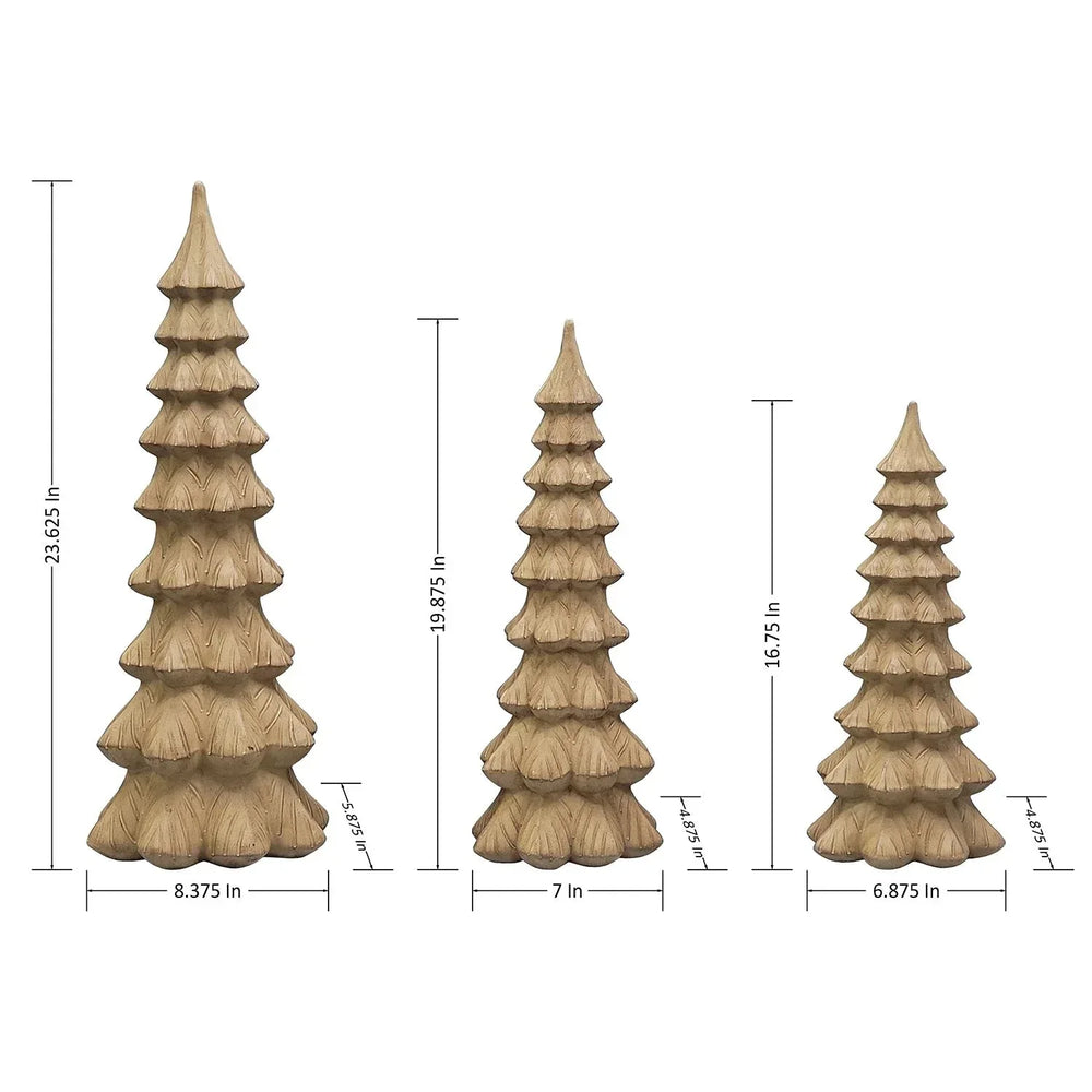 Member’s Mark Decorative Resin Trees, Set of 3 - USA MEGA SHOP