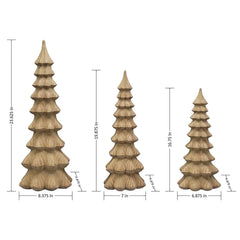 Member’s Mark Decorative Resin Trees, Set of 3 - USA MEGA SHOP