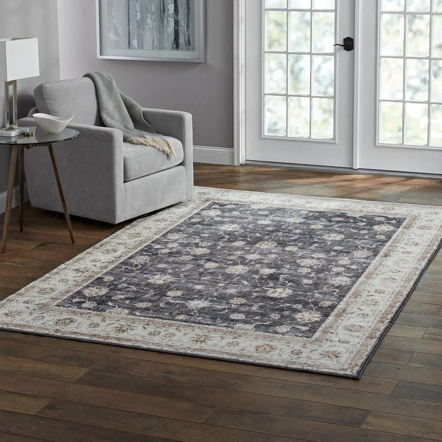 Member's Mark Everwash Washable Area Rug, 6'6"x 9'6", Assorted Colors