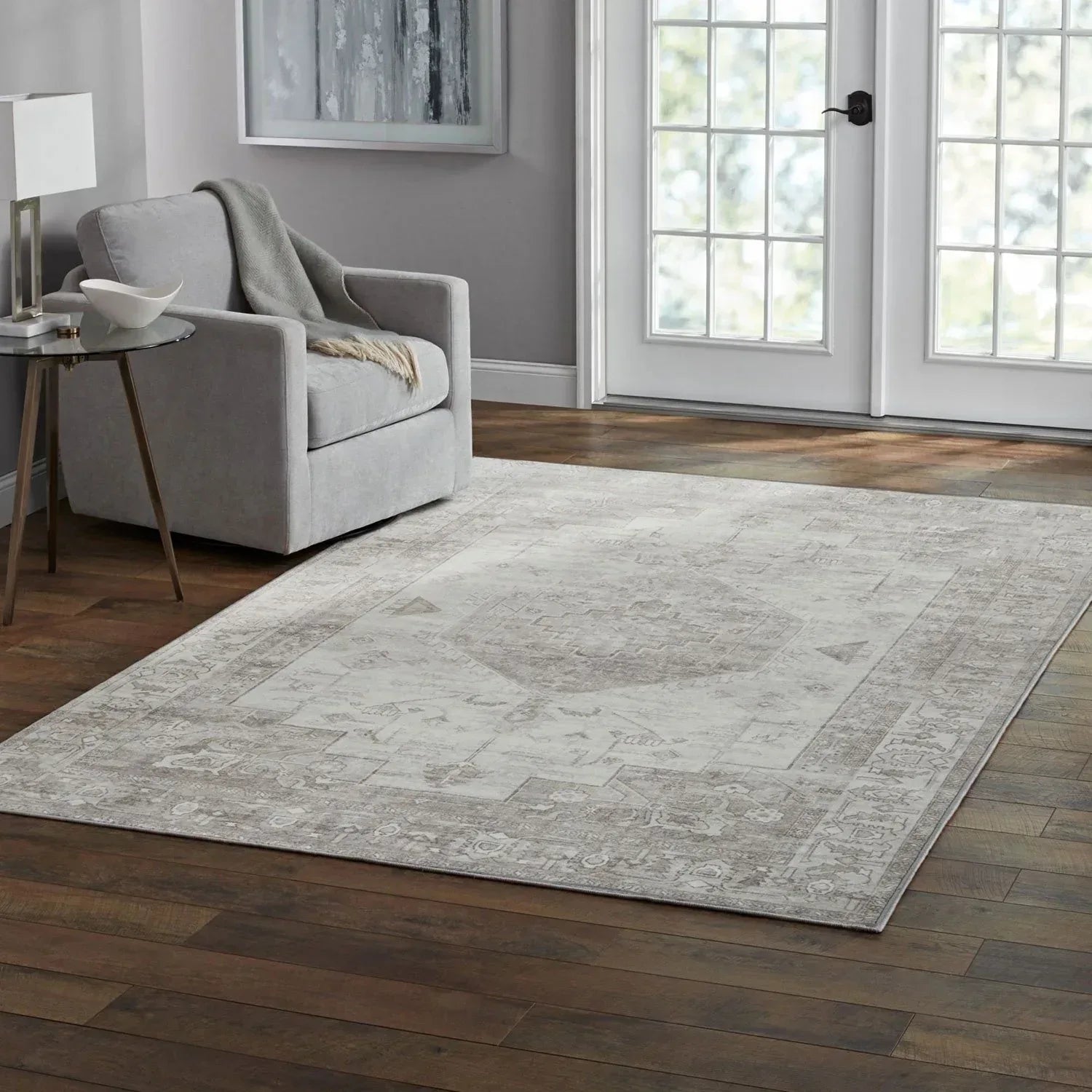 Member's Mark Everwash Washable Area Rug, 6'6"x 9'6", Assorted Colors