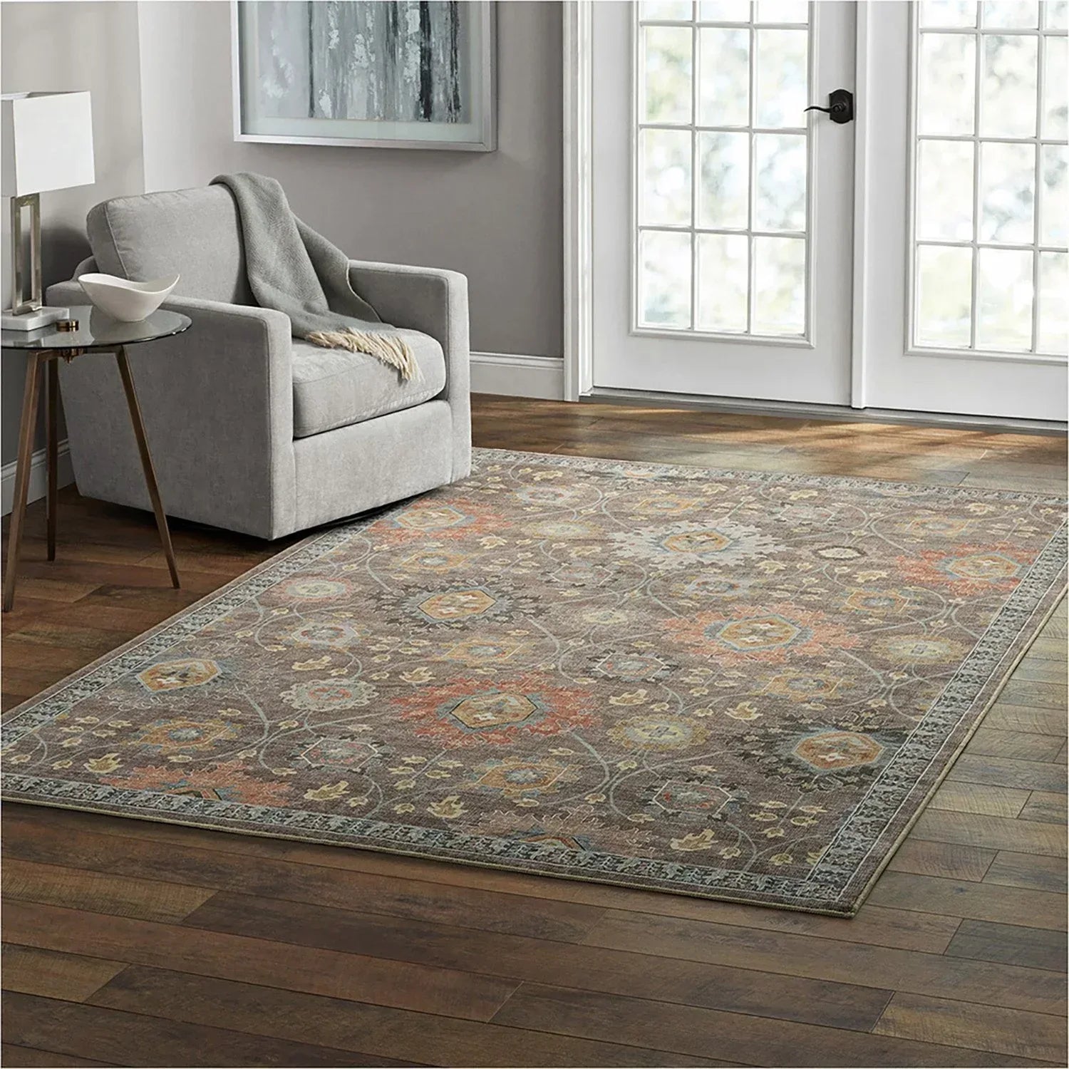 Member's Mark Everwash Washable Area Rug, 6'6"x 9'6", Assorted Colors