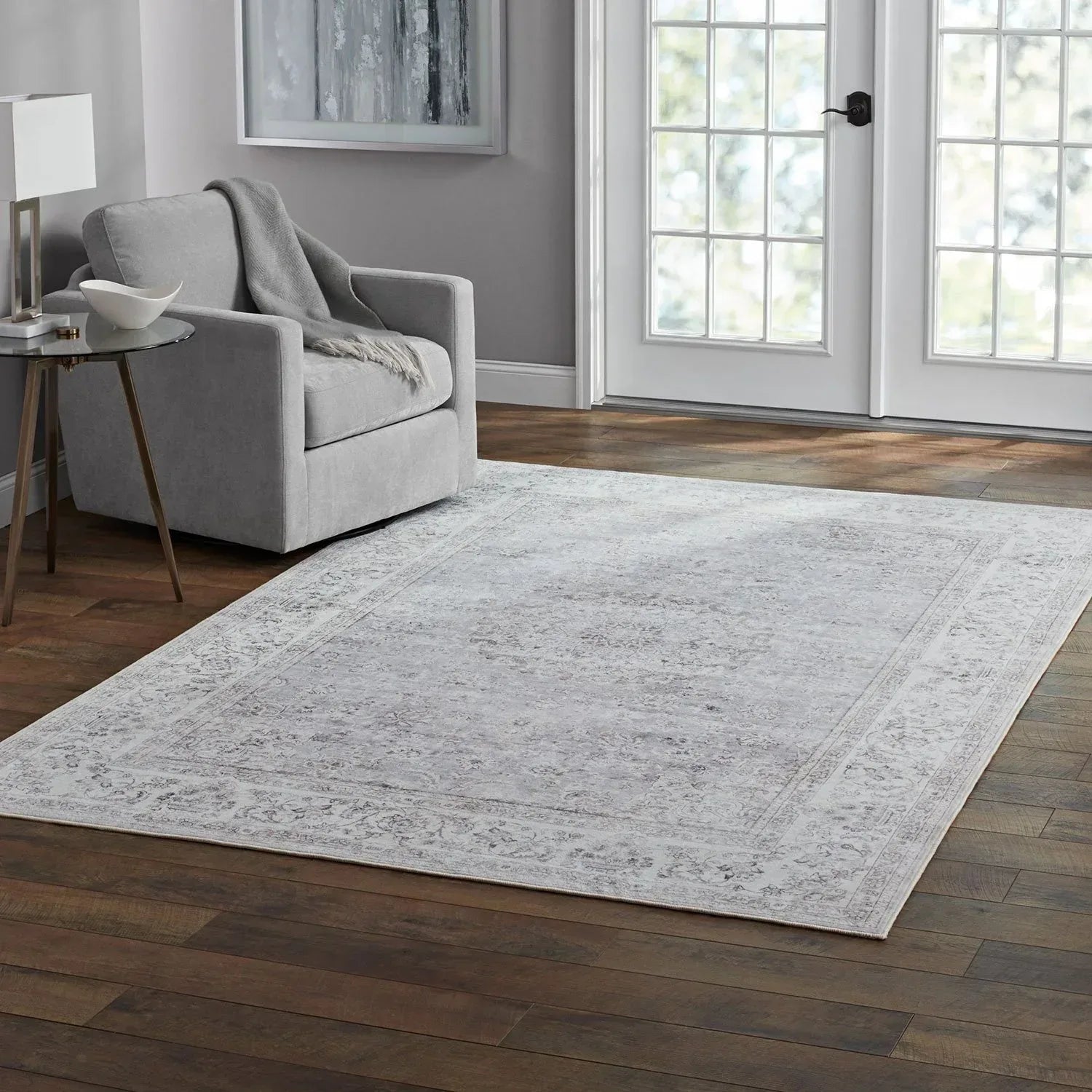 Member's Mark Everwash Washable Area Rug, 6'6"x 9'6", Assorted Colors