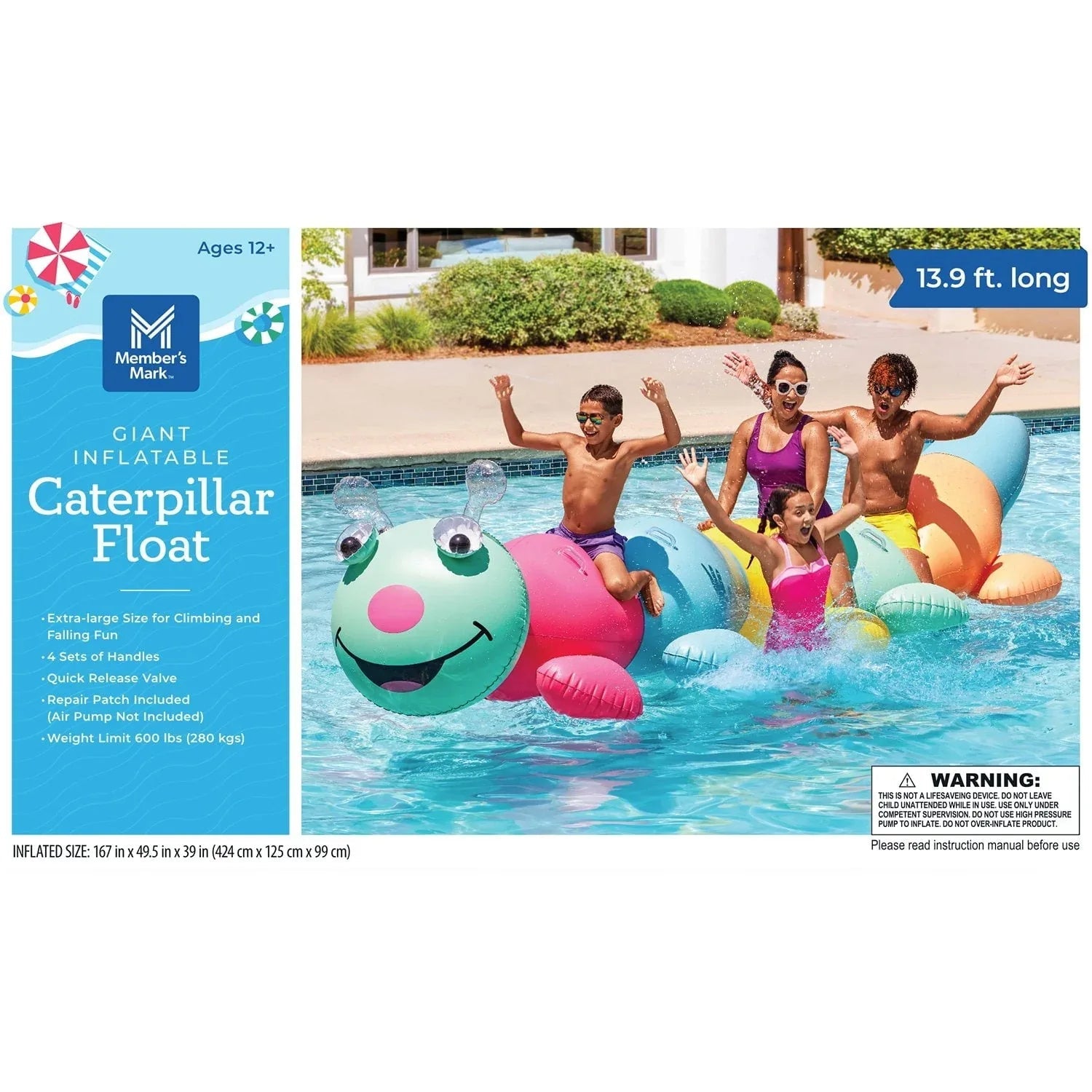 Member's Mark Giant Inflatable Animal Float