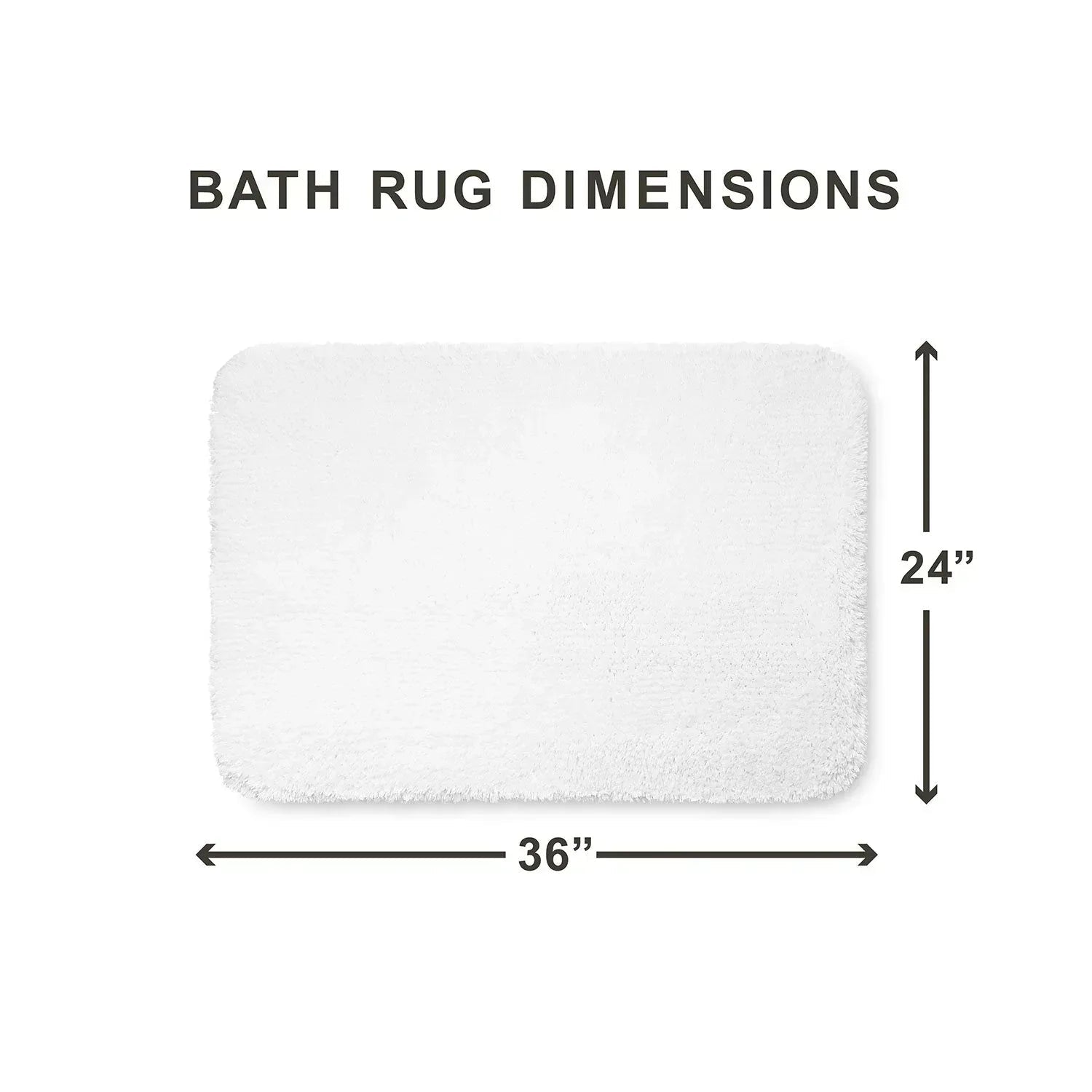 Member's Mark Hotel Premier Soft Bath Rug, 24" x 36"