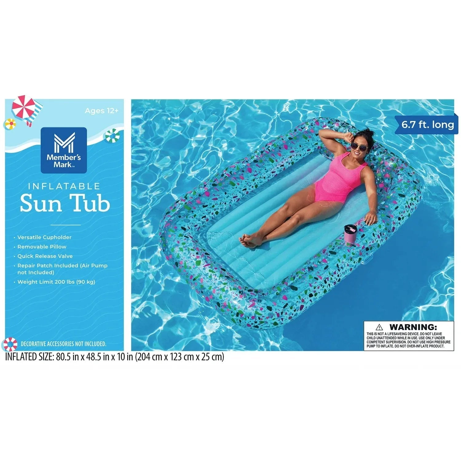 Member's Mark Inflatable Sun Tub
