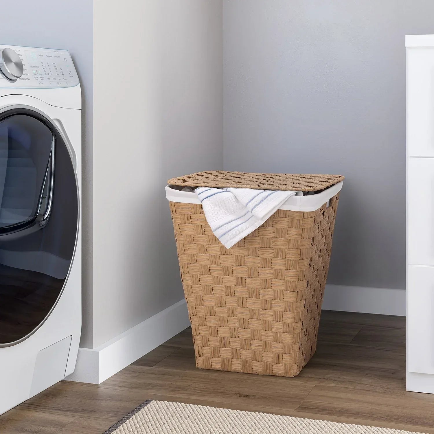 Member's Mark Laundry Hamper, 19.5” W x 14.5” D x 23.2" H