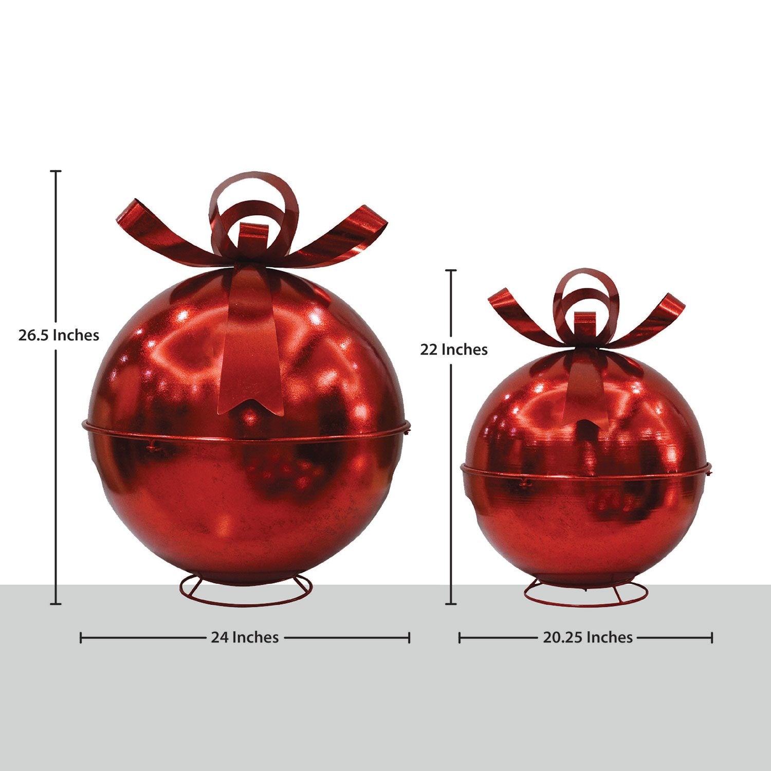 Member's Mark Oversized Jingle Bell Décor, Set of 2