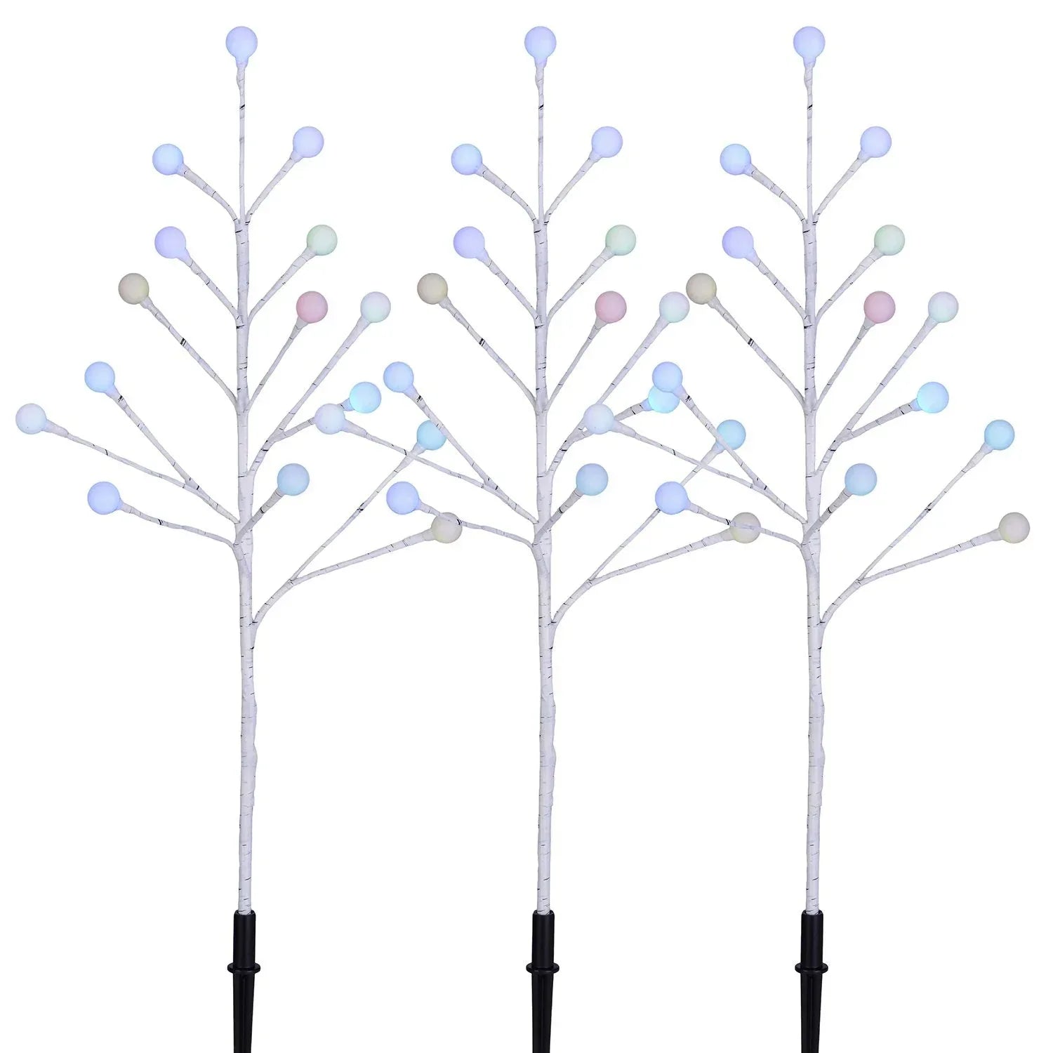 Member's Mark Pre-Lit Blossom Pathway Lights, Set of 3 - USA MEGA SHOP