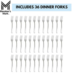 Member's Mark Stainless Steel Dinner Forks 36 ct. - USA MEGA SHOP