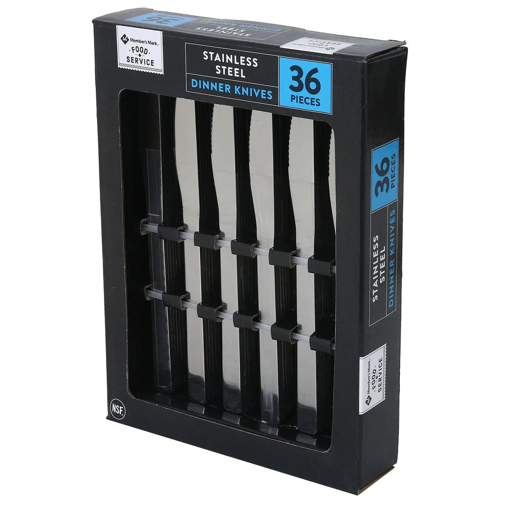 Member's Mark Stainless Steel Dinner Knife Set 36 ct. - USA MEGA SHOP