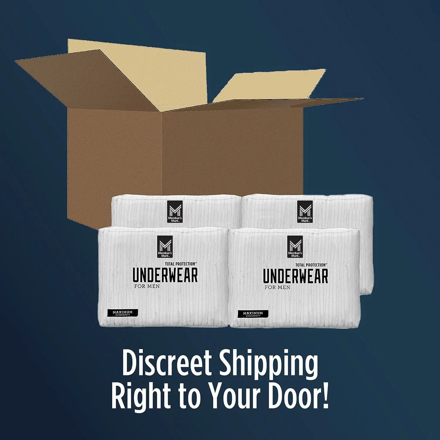 Member's Mark Total Protection Incontinence Underwear for Men - Choose Your Size