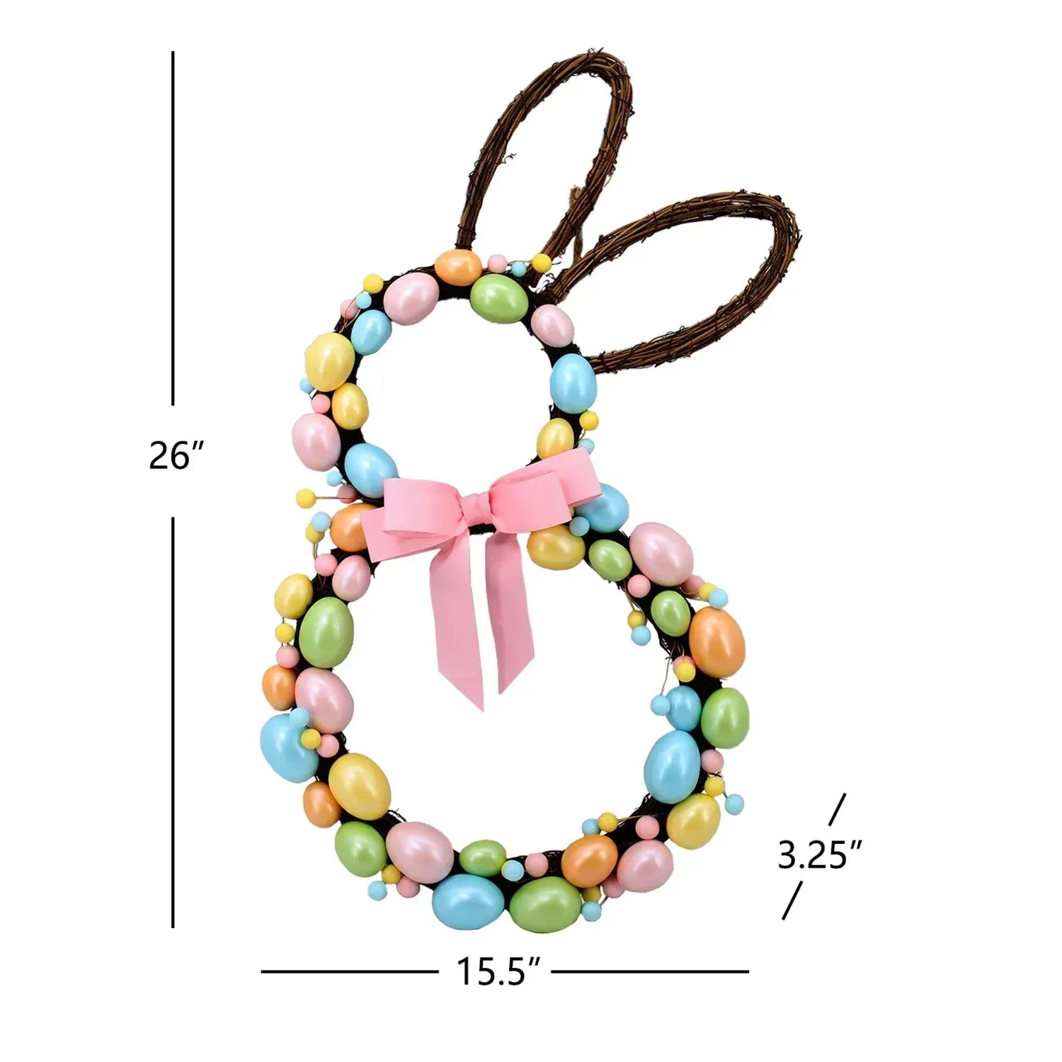 Member's Mark Twig Bunny-Shaped Wreath