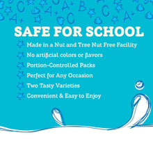 Cookie pack back panel reading safe for school with key product notes