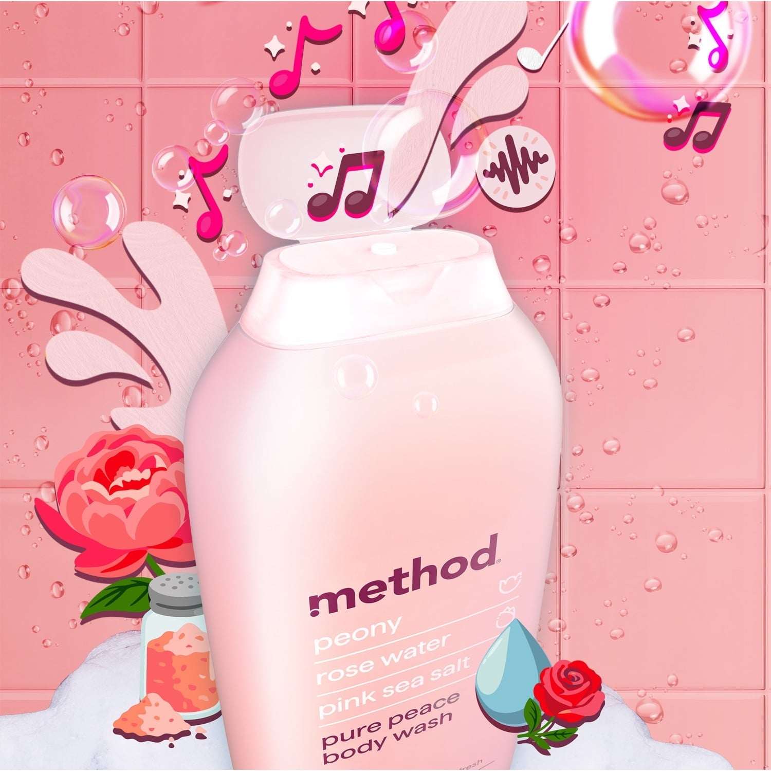 Method Body Wash, Pure Peace, 18 fl oz